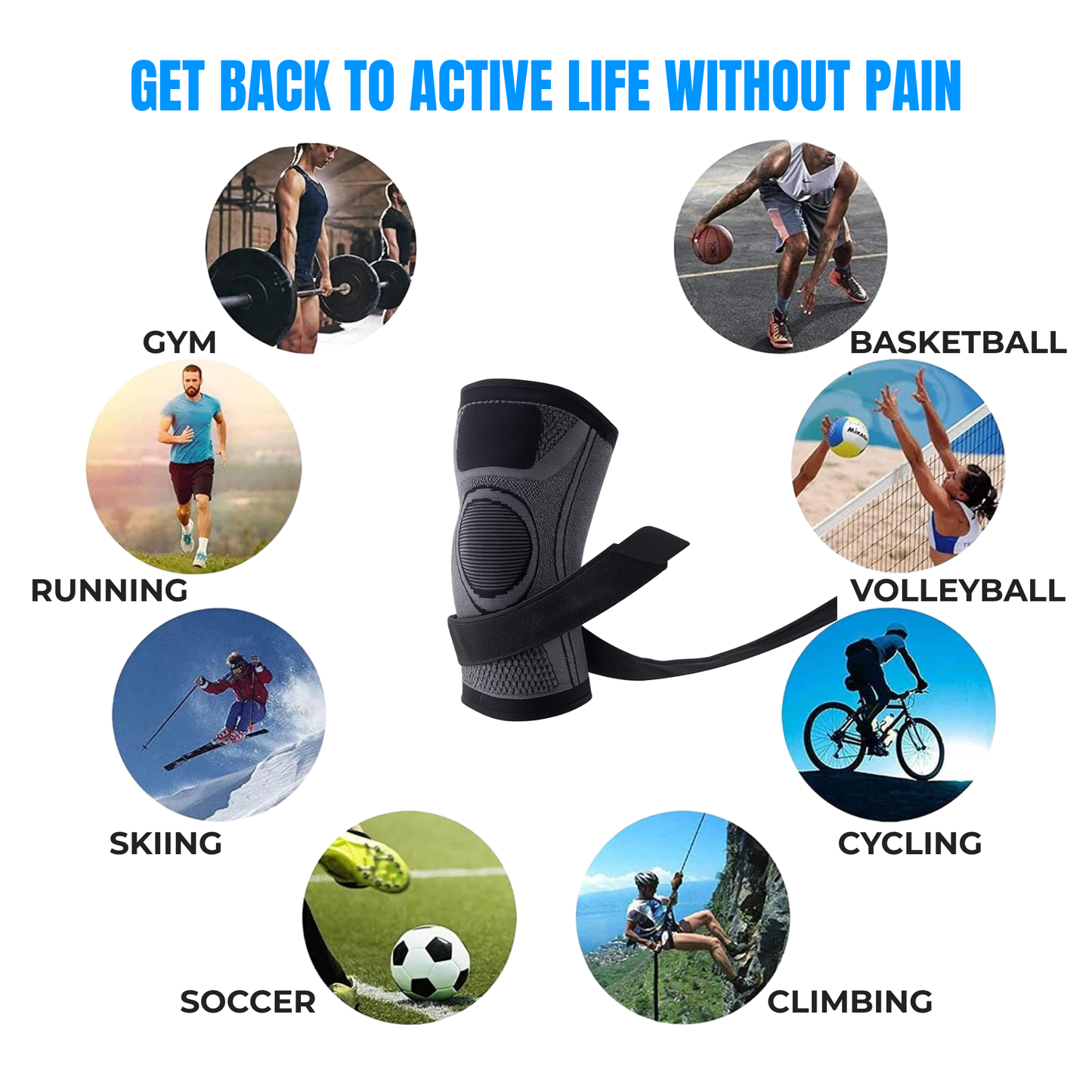 Compression Knee Support Sleeve