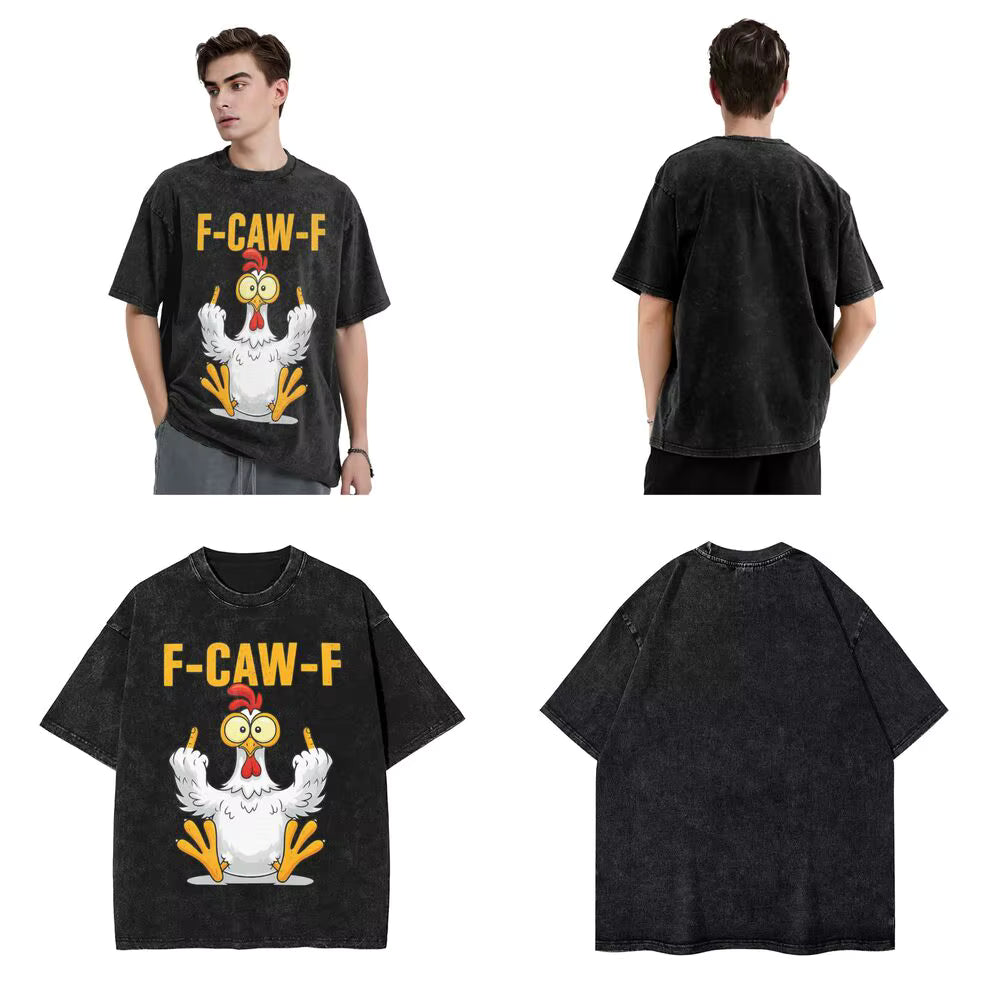Oversize F-Caw-F Chicken T-Shirt  Men/Women
