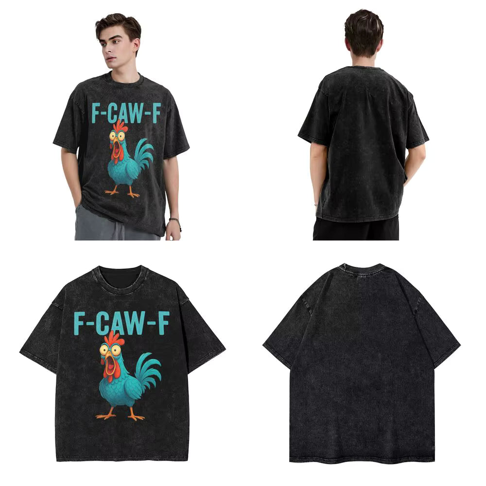 Oversize F-Caw-F Chicken T-Shirt  Men/Women