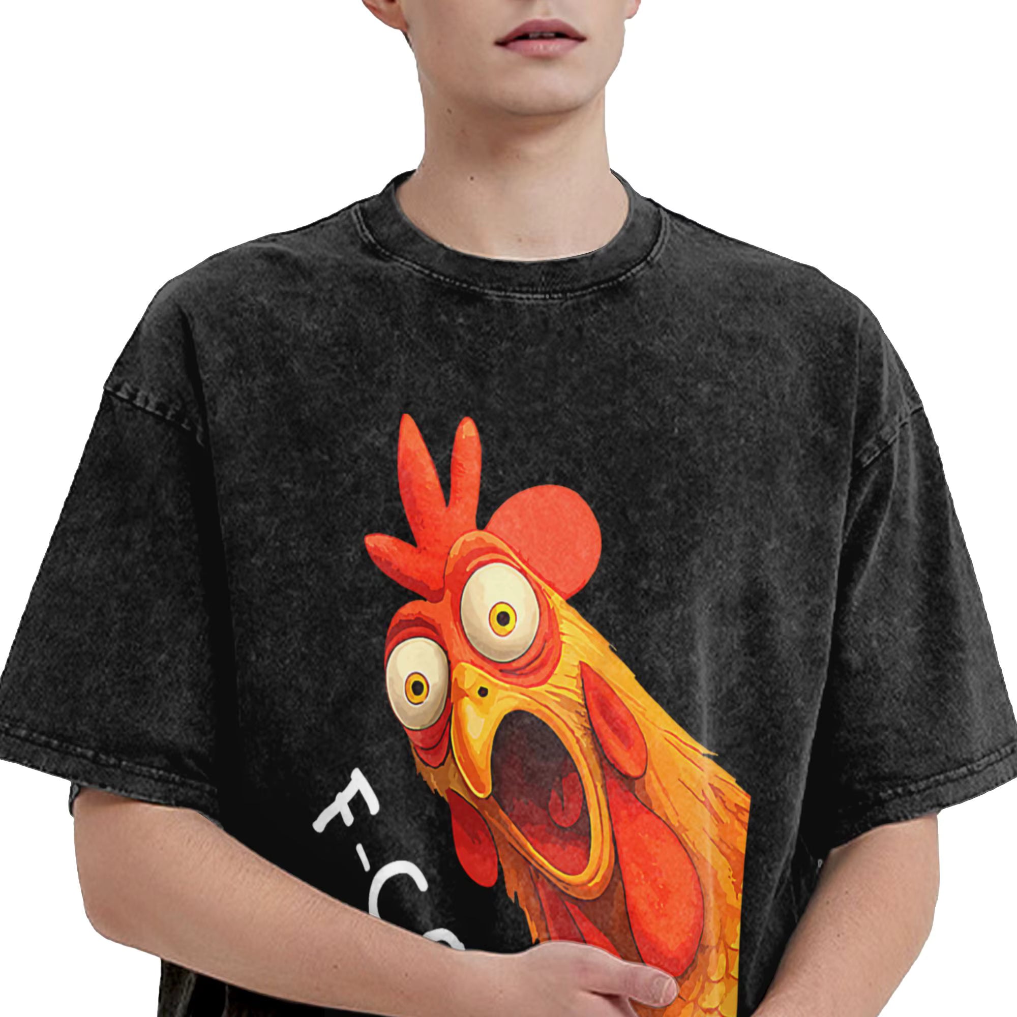 Oversize F-Caw-F Chicken T-Shirt  Men/Women