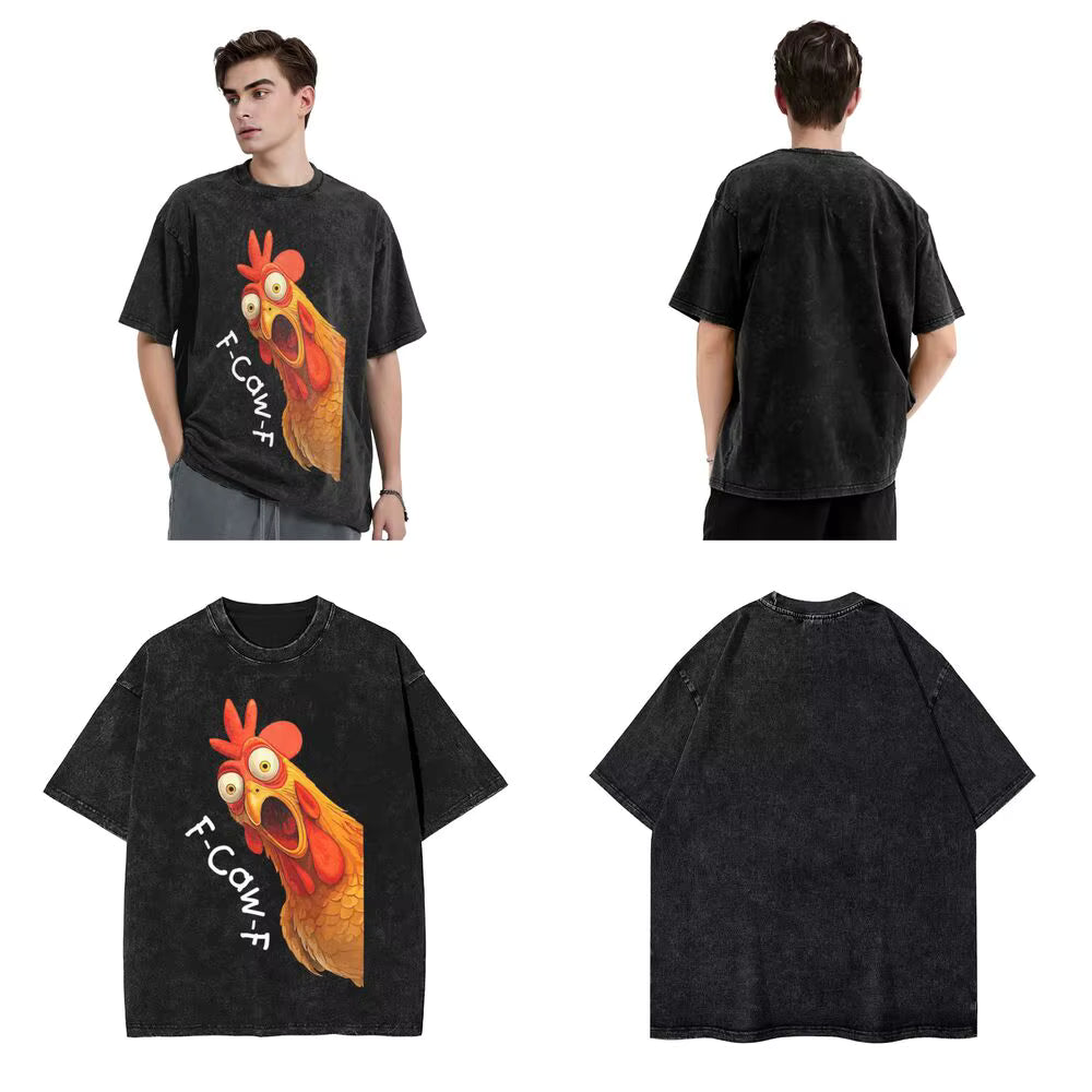 Oversize F-Caw-F Chicken T-Shirt  Men/Women