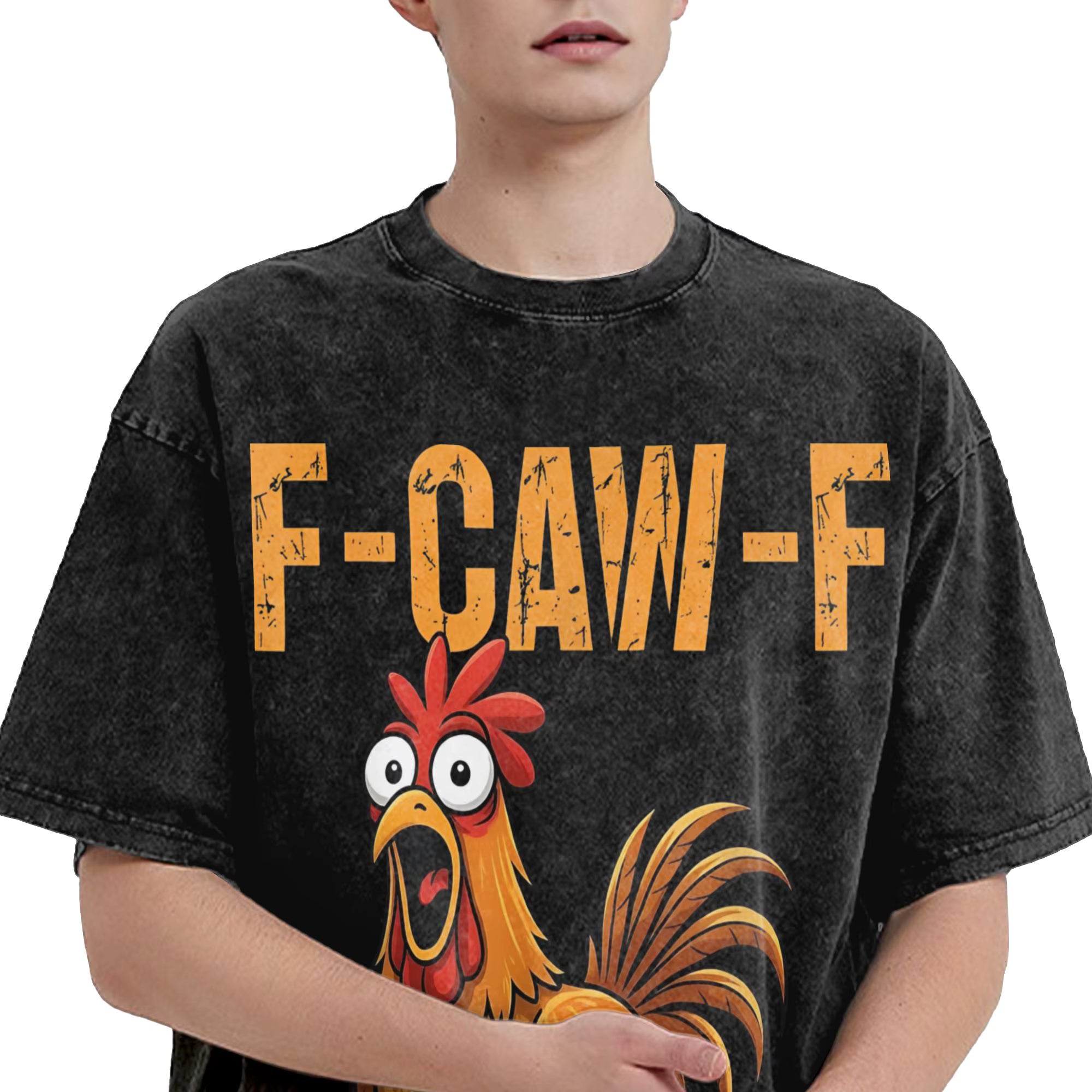 Oversize F-Caw-F Chicken l T-Shirt  Men/Women