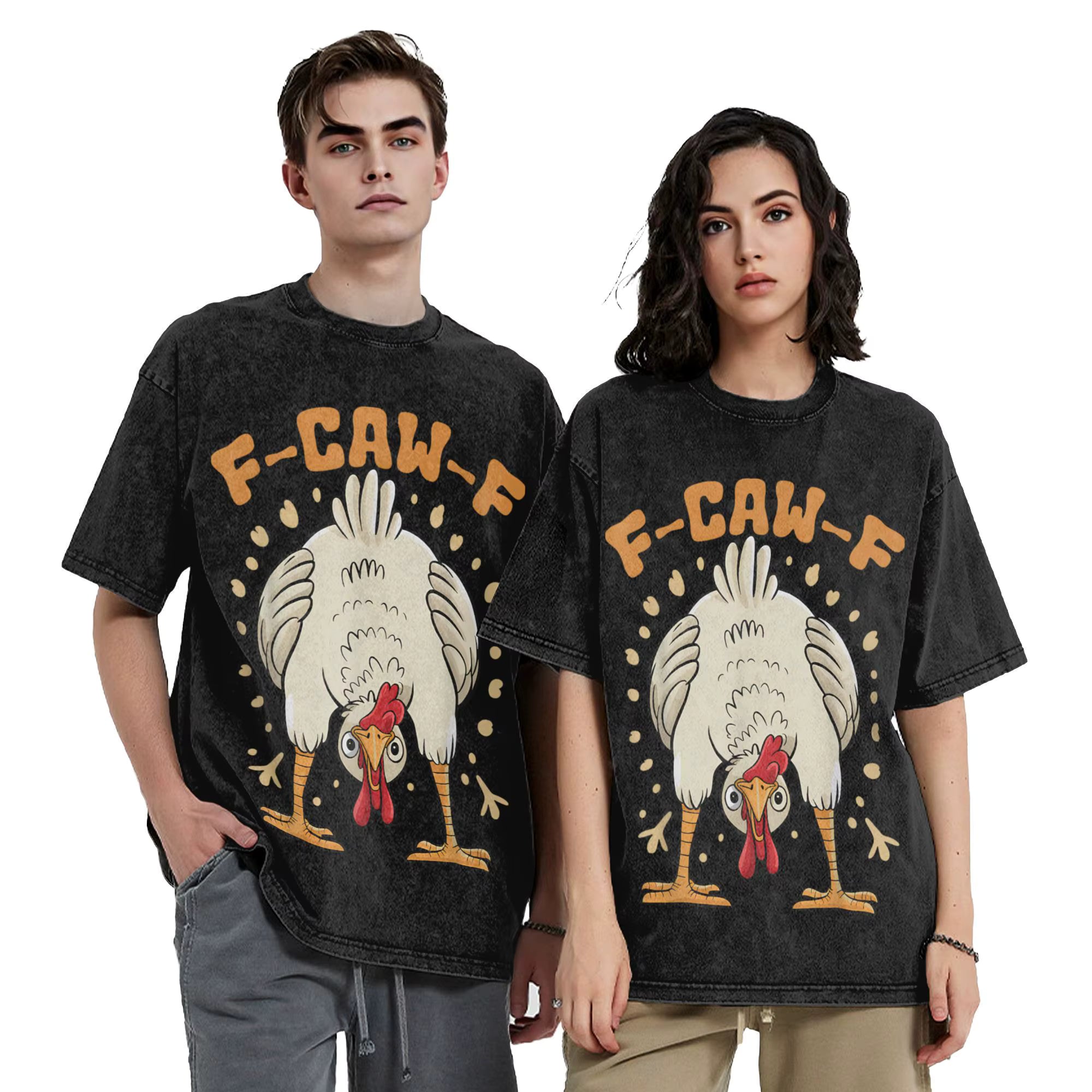 Oversize F-Caw-F Chicken T-Shirt  Men/Women