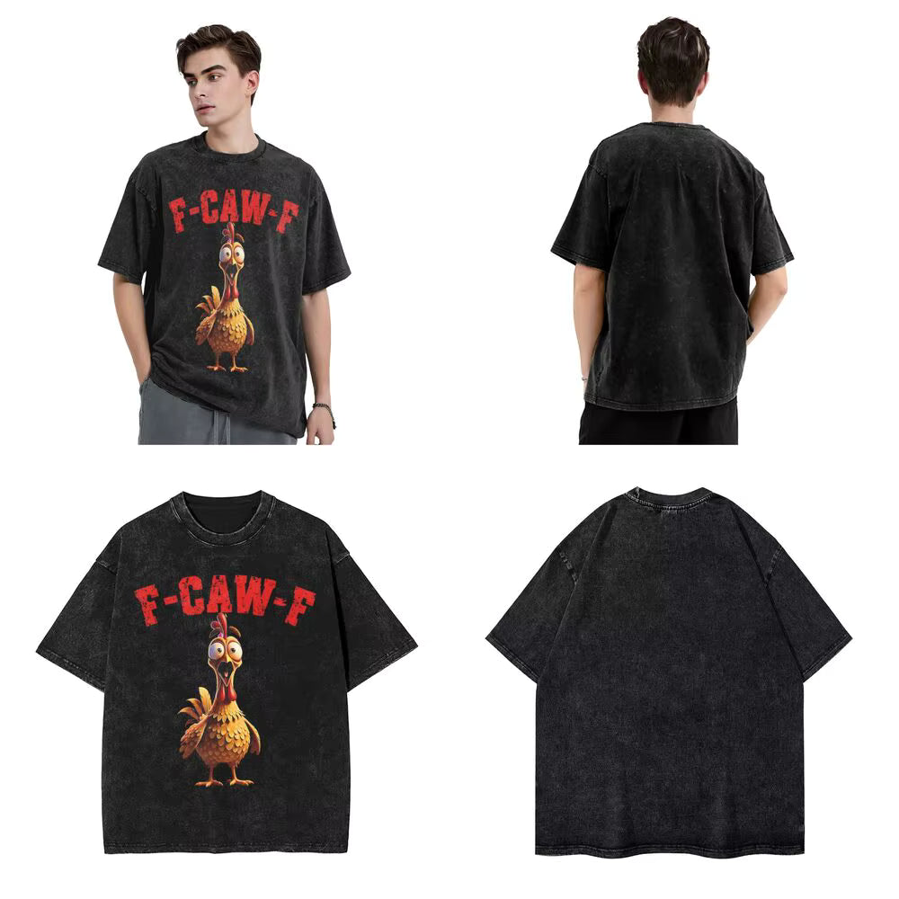Oversize F-Caw-F Chicken T-Shirt  Men/Women